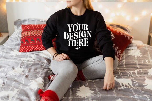 Christmas Gildan 18000 Mockup 31: Product Mockups Review