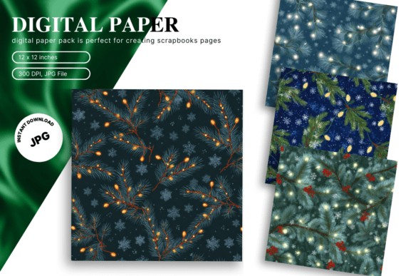 Christmas Light Pattern Background for Festive Patterns