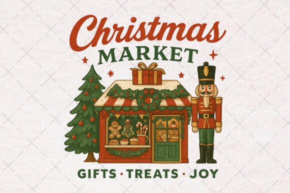 Christmas Market Farmhouse Vintage Sign Review