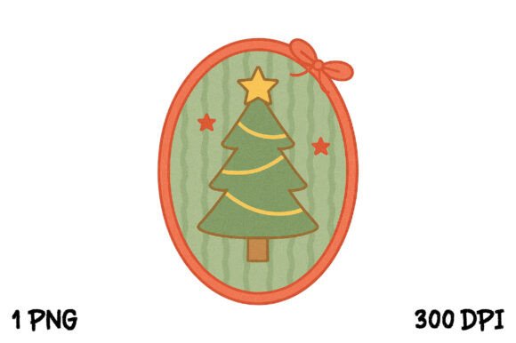 Christmas Tree Coquette Frame for T-Shirt Designs