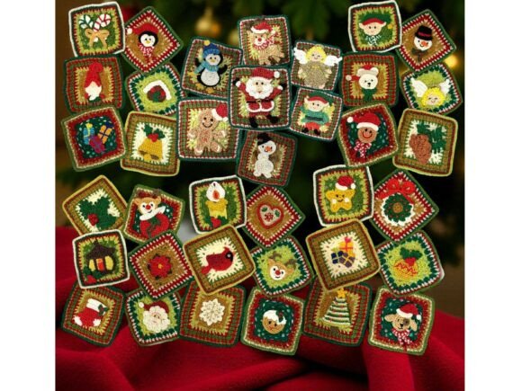 Review: 38 Christmas Granny Squares Crochet Patterns