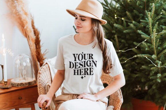 Review: Christmas Bella Canvas 3001 Mockup 30