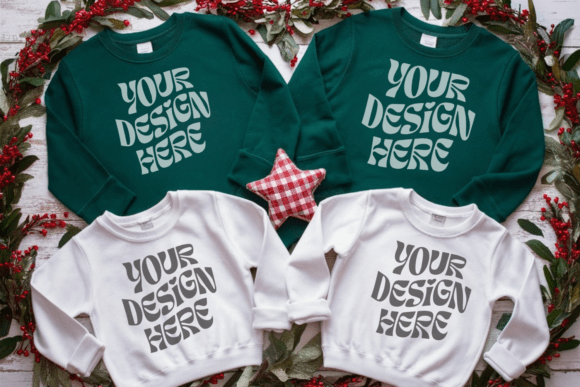 Review: Christmas Family Matching T-Shirt Mockup for Product Mockups