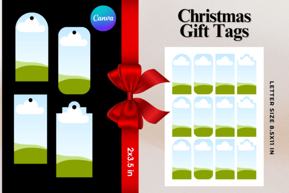 Review: Christmas Gift Tag Canva Frame Label