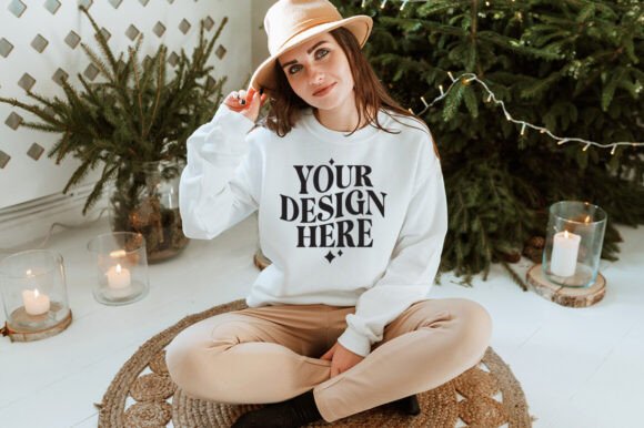 Review: Christmas Gildan 18000 Mockup 20 for Product Mockups