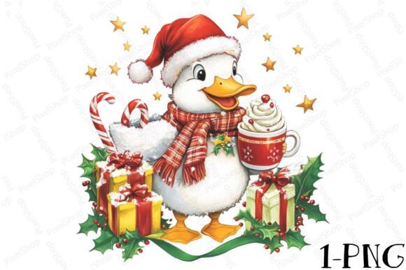 Review: Christmas Goose with Cocoa Gifts PNG