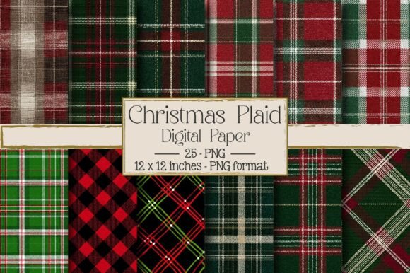 Review: Christmas Seamless Plaid Patterns for Crafters