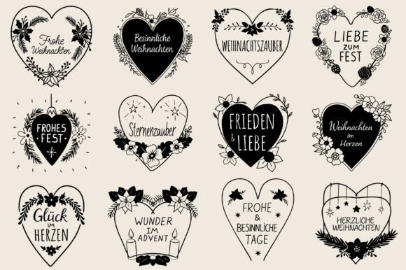 Review: German Christmas Flower Heart Plotter Design
