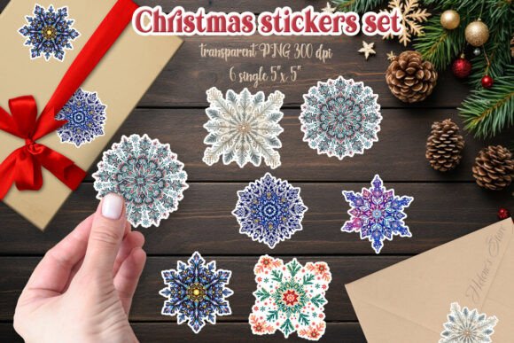 Review: Winter Snowflakes Stickers Christmas Png for Crafts