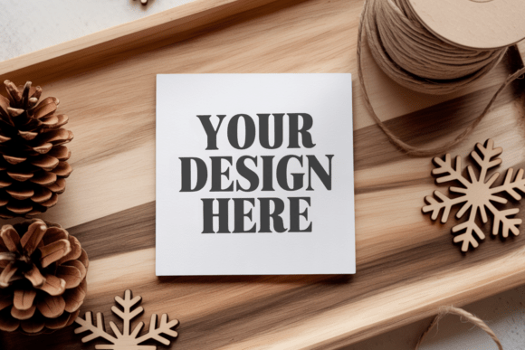 Reviewing Christmas Coaster Mockup 127 for Product Mockups