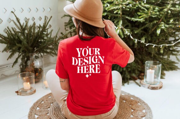 Reviewing the Christmas Bella Canvas 3001 Mockup