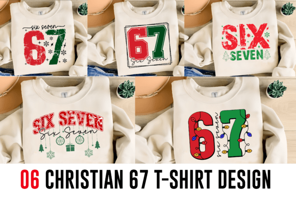 Six Seven Christmas T-Shirt Designs Bundle Review